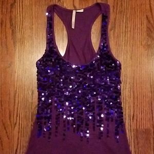 💜Sequin Shower Tank💜